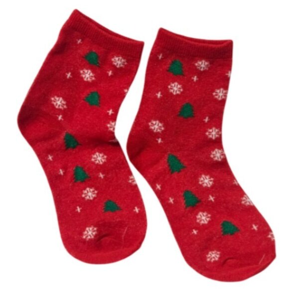 3 Pc. Christmas-Themed Large Gift Bag 1 Pair Socks Plastic Tumbler Gift Set NEW - Picture 7 of 16